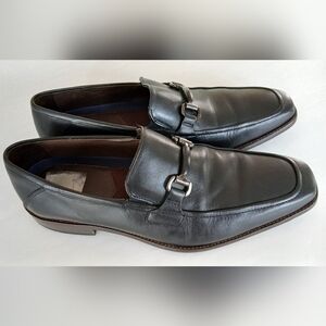 Johnston & Murphy Hedley Bit Loafers – Men’s 10M – Black Leather